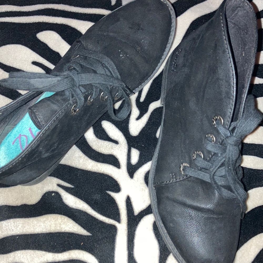 Black ankle boots